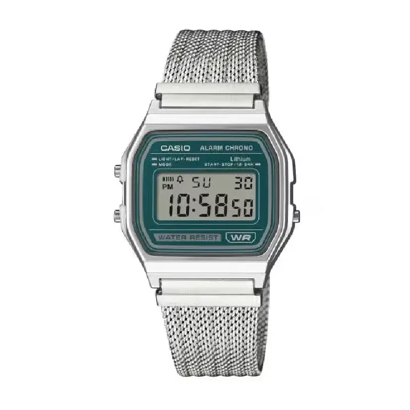 Casio Classic Vintage Digital Dial Mesh Men's Watch- A158WEM-3